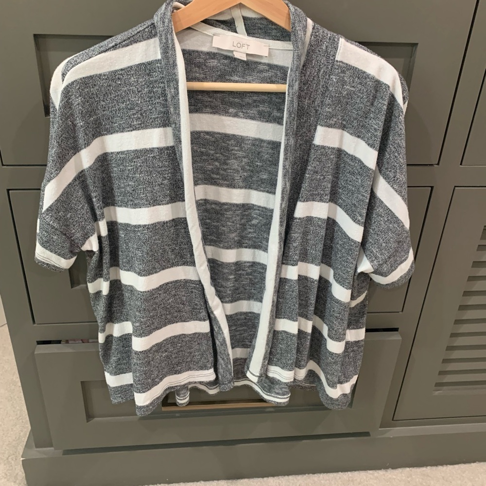 Ann Taylor striped Cardigan